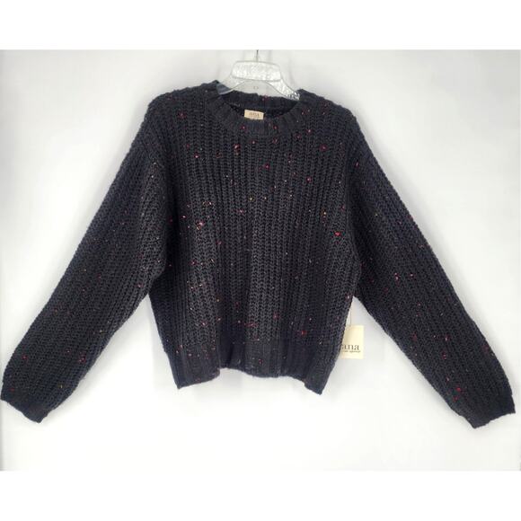 a.n.a A New Approach Speckled Knit Sweater Gray Women’s Large - Picture 6 of 6